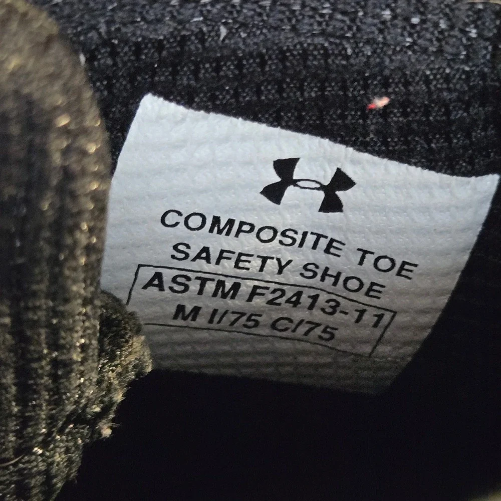 Under Armour Stellar Tactical Boots Mens 13 Black Composite Toe 1276375-001